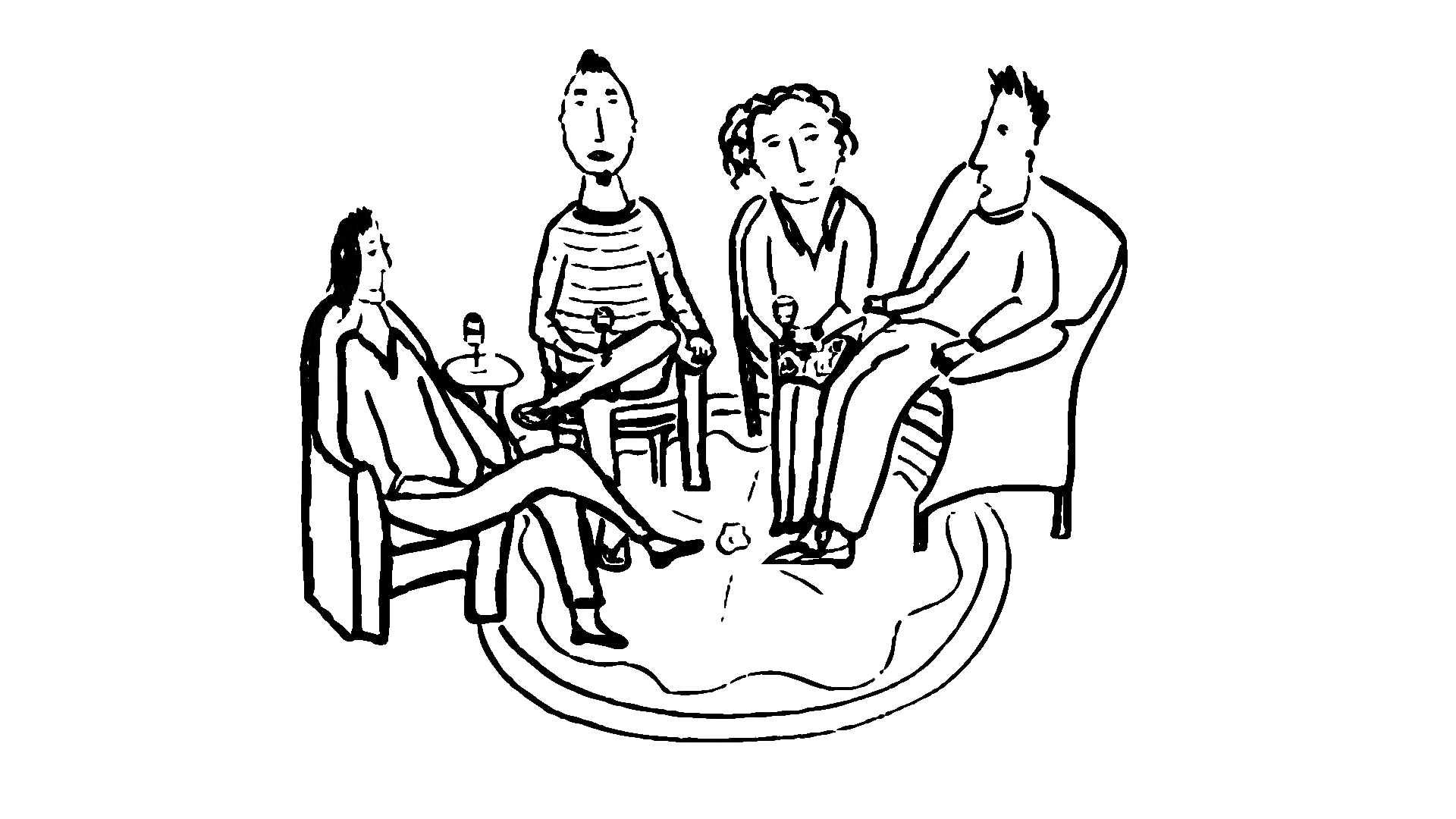 The Poet Living room gif